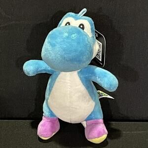 Super Mario Blue Yoshi Plush Stuffed Animal Toy Small 6-14 In Cute Soft